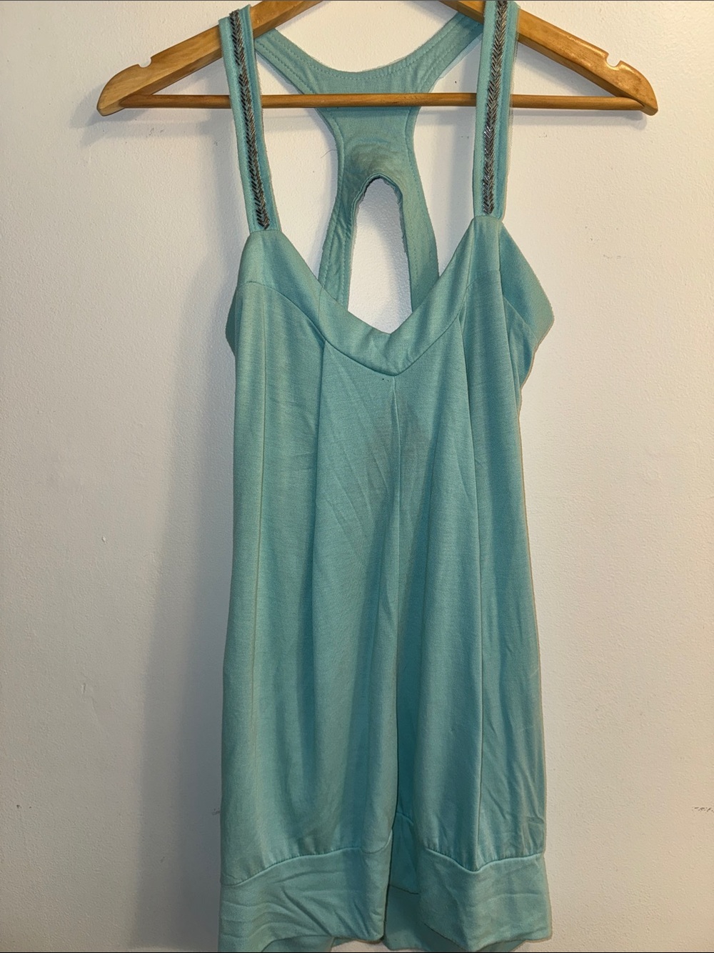 Cotton Express Light Aqua Tank Top
